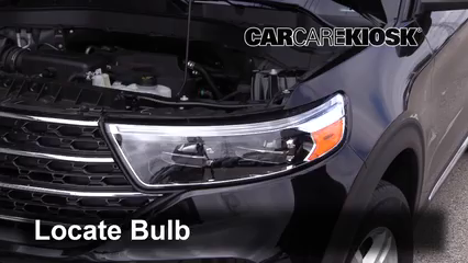 2020 Ford Explorer XLT 2.3L 4 Cyl. Turbo Lights Daytime Running Light (replace bulb)